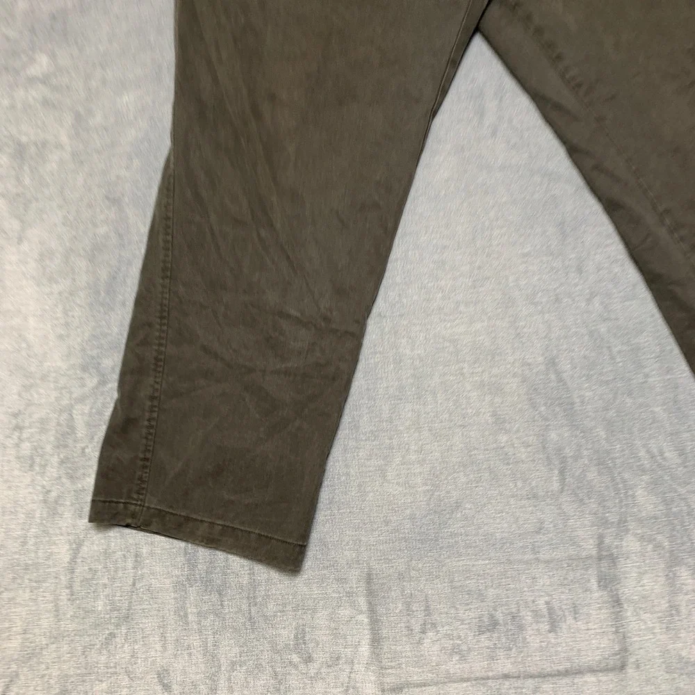 Dockers Pants Mens 46x30 Charcoal Gray Cotton Classic Fit Pleated Slash Pockets